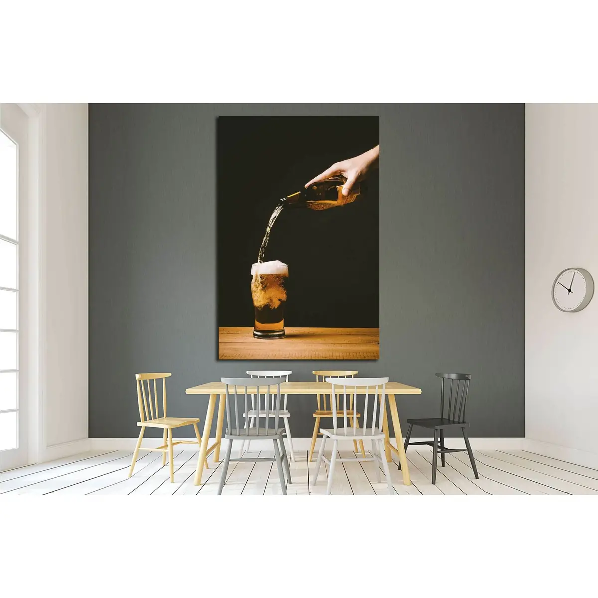 Food Cold Wood Hand №3457 Ready To Hang Canvas Print 2