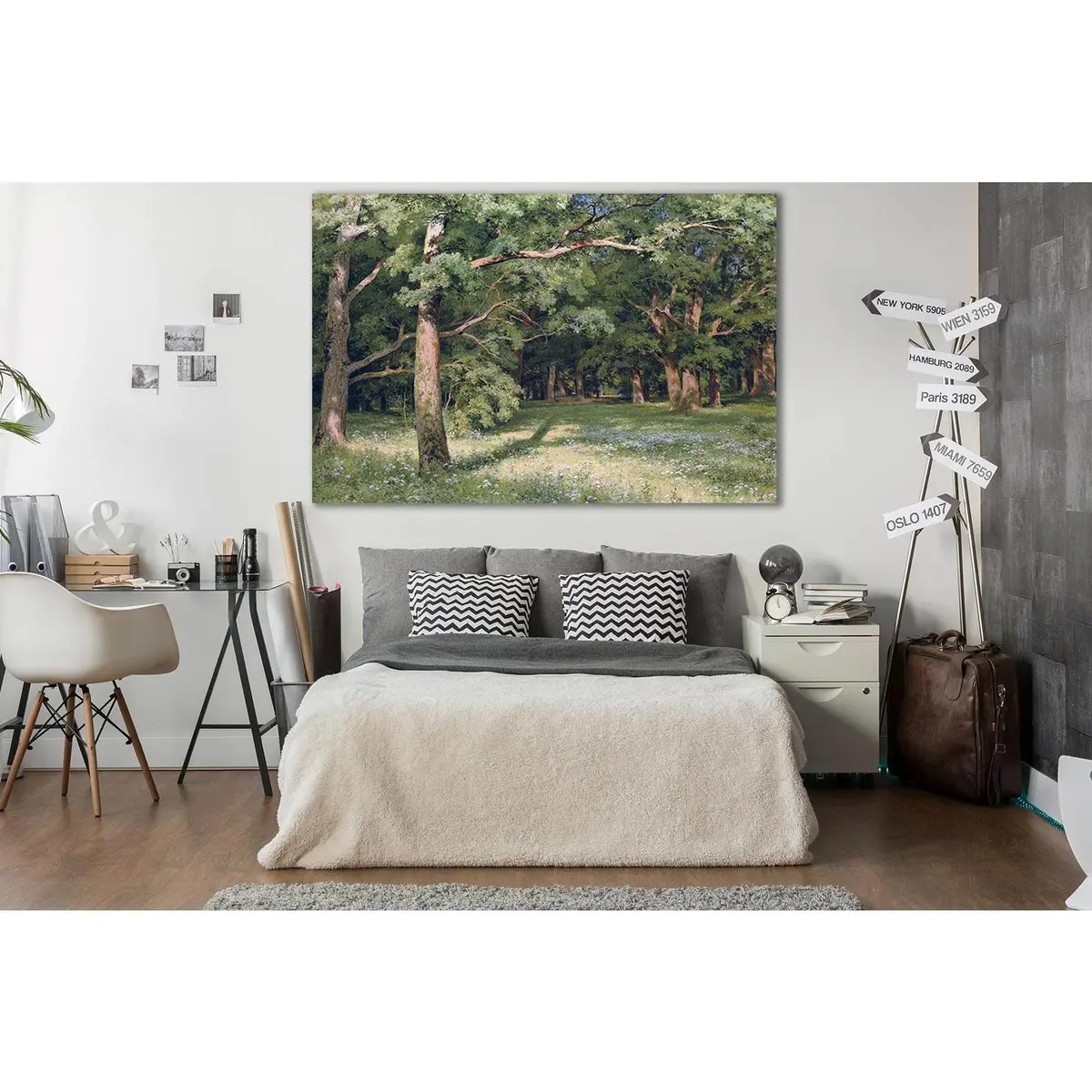 Forest Glade Ivan Shishkin Oil Painting №Sl571 Ready To Hang Canvas Print 2