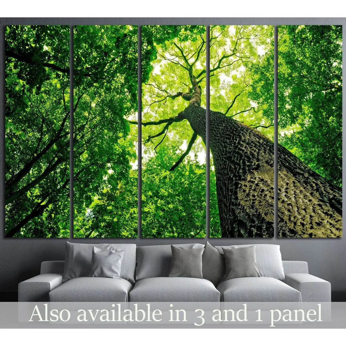 Forest Trees No. 615 Premium Canvas Wall Art Print