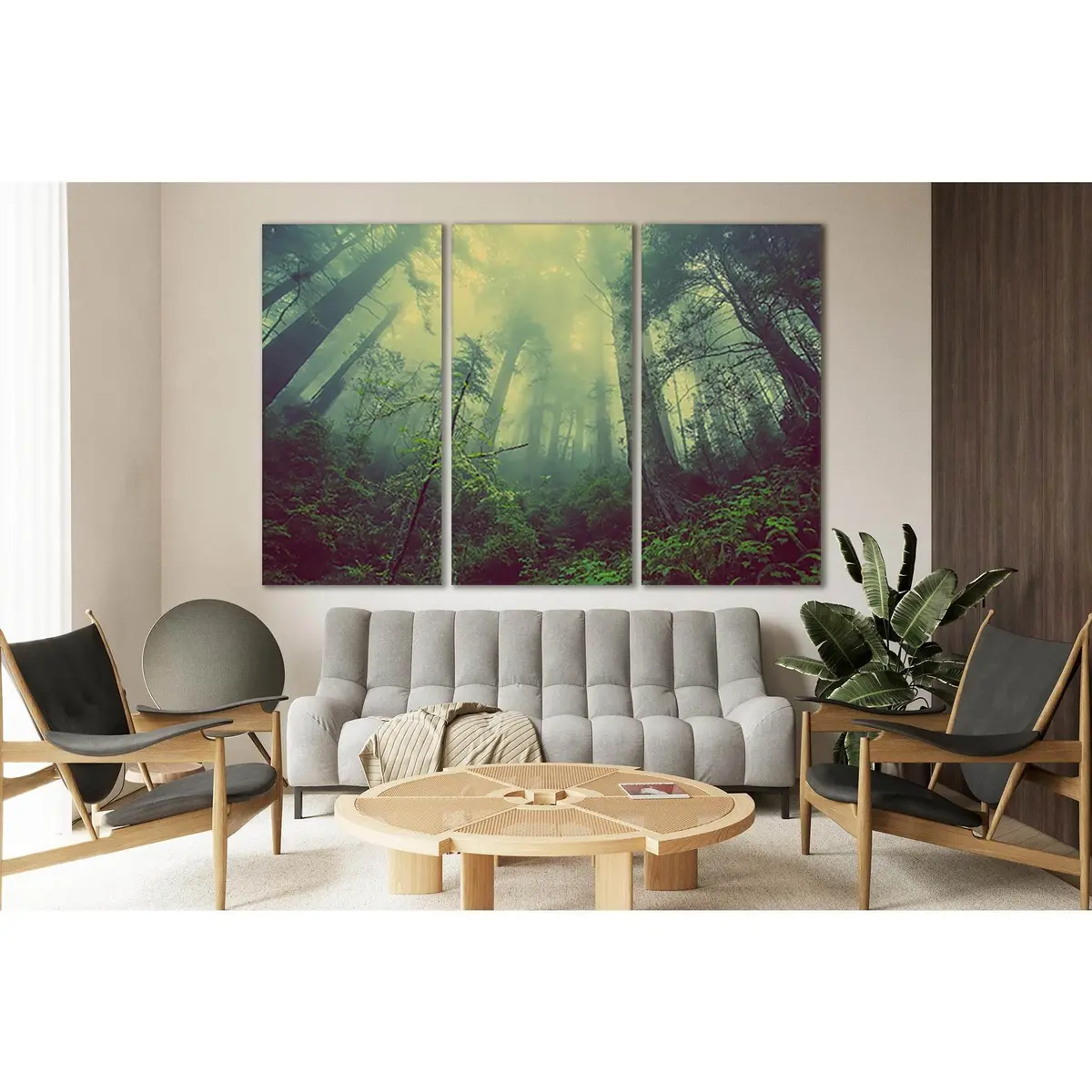 Forest Trees In The Fog №Sl514 Ready To Hang Canvas Print 5