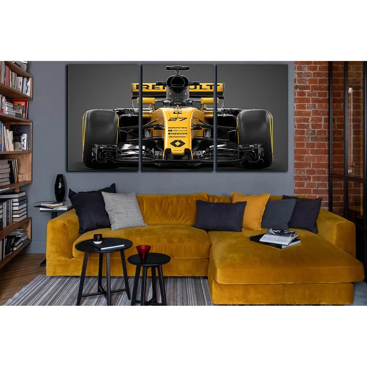Formula 1 Race Car №Sl927 Ready To Hang Canvas Print 5