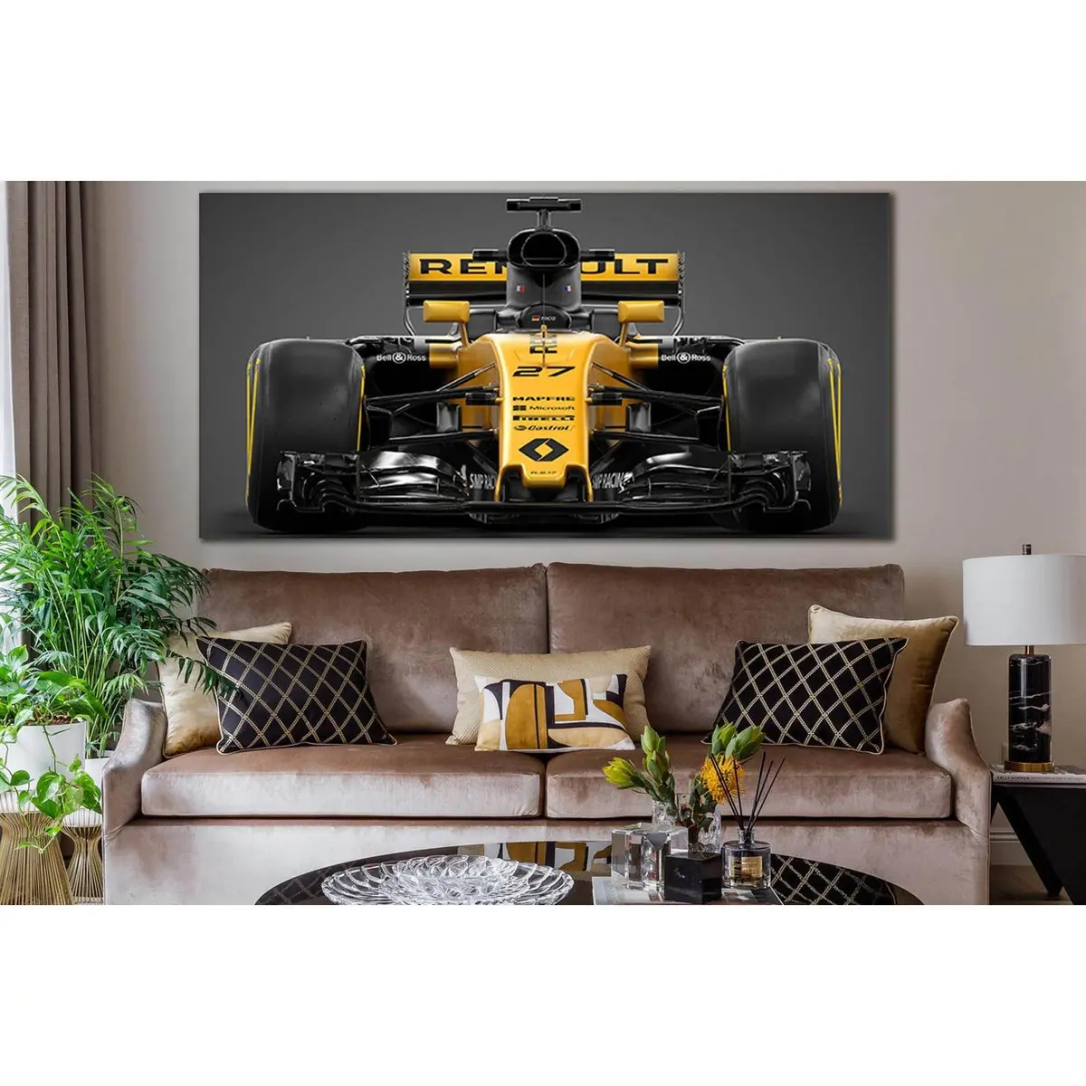 Formula 1 Race Car №Sl927 Ready To Hang Canvas Print 1