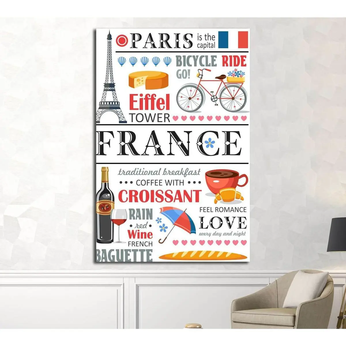 France №4578 Ready To Hang Canvas Print 1