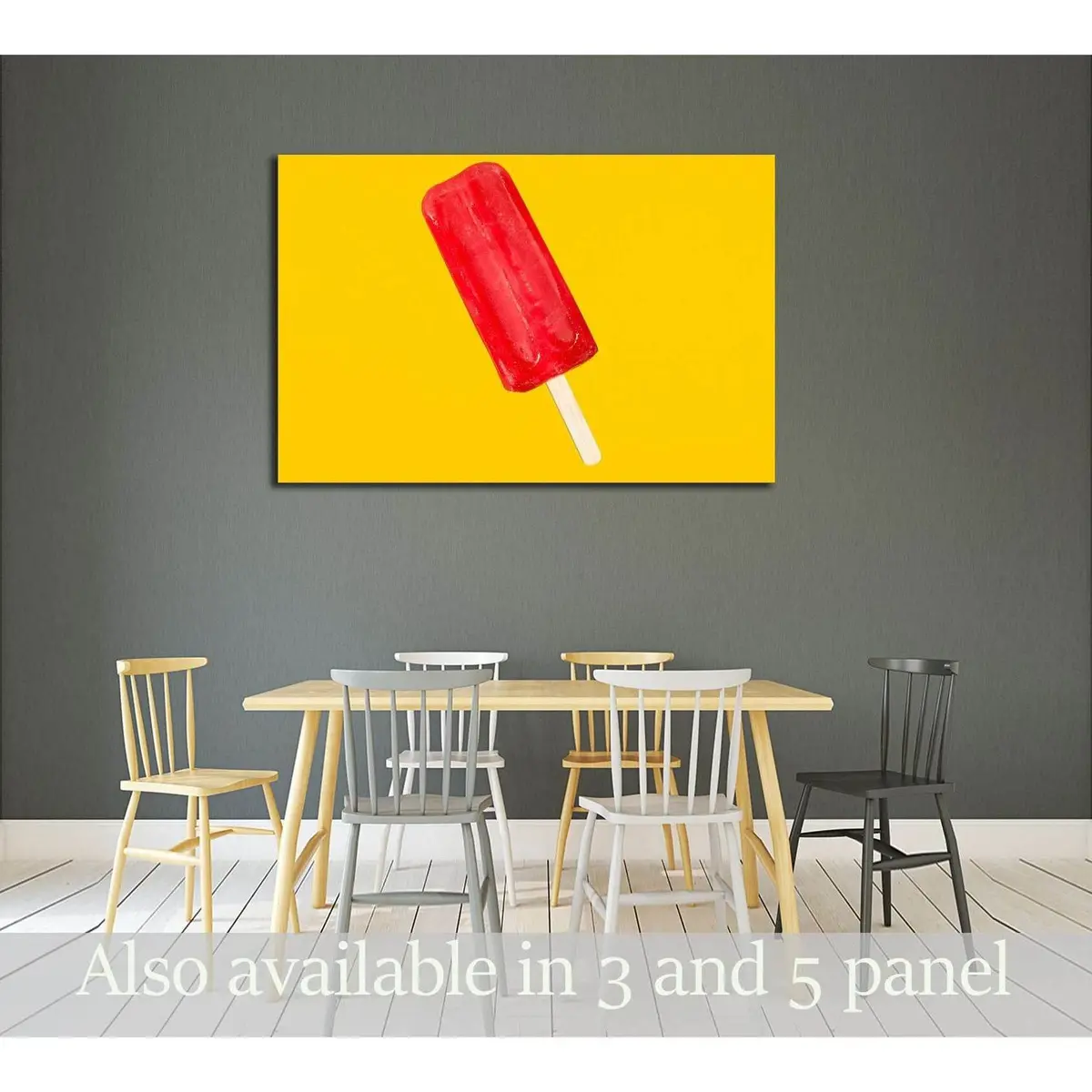 Frozen Dessert Pop Art №3302 Ready To Hang Canvas Print 1