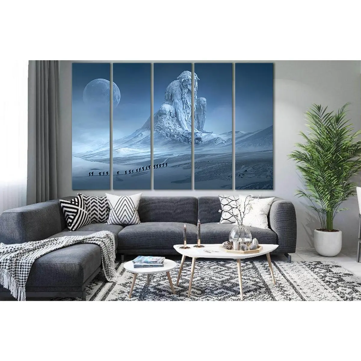 Frozen Fantasy Titan #SL1276 Premium Ready-to-Hang Canvas Art - Image 3