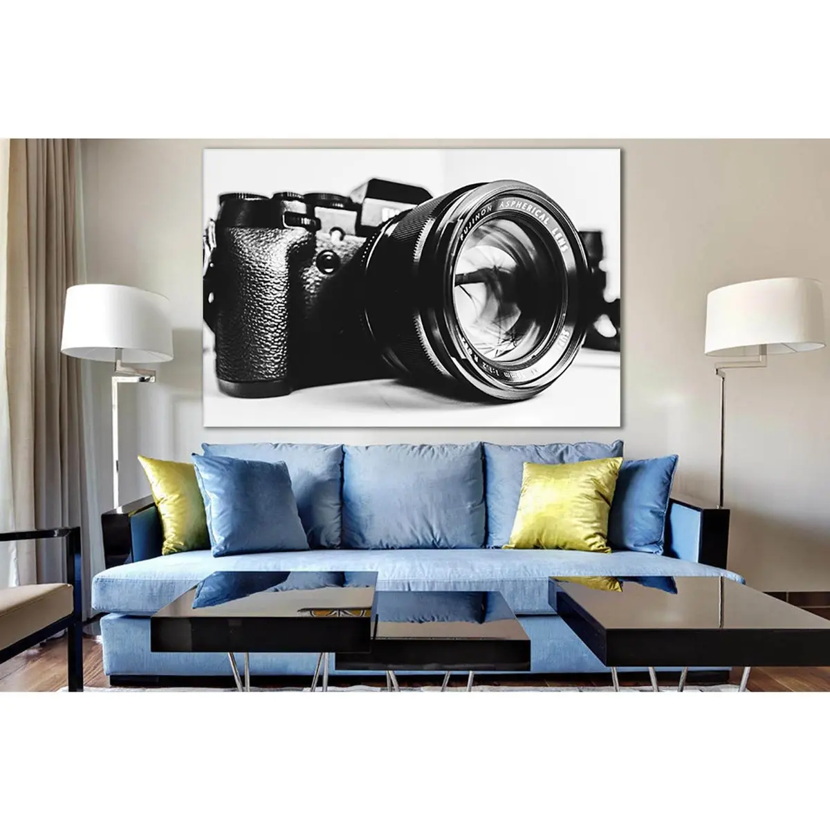 Fujifilm X T1 Photo Camera Black And White №Sl860 Ready To Hang Canvas Print 1