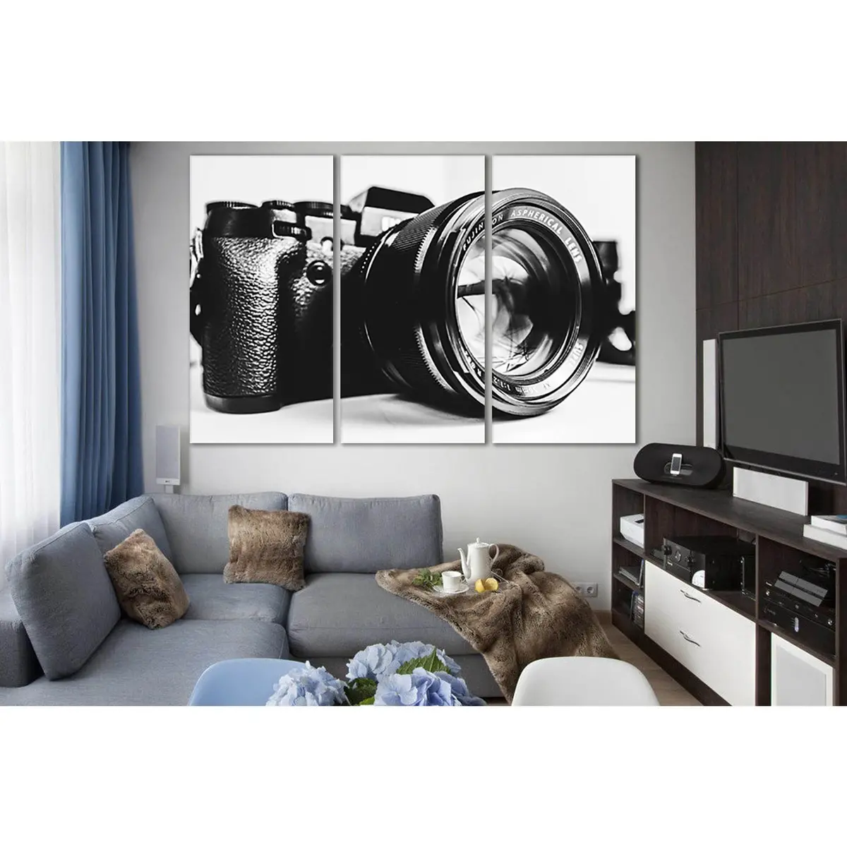 Fujifilm X T1 Photo Camera Black And White №Sl860 Ready To Hang Canvas Print 5
