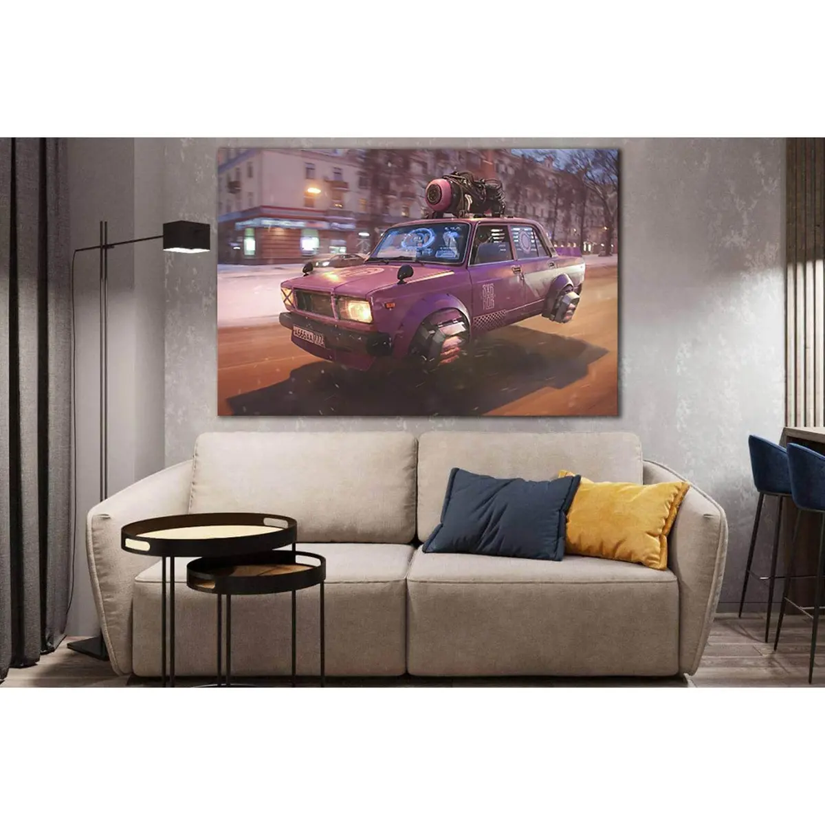 Futuristic Car №Sl1297 Ready To Hang Canvas Print 1