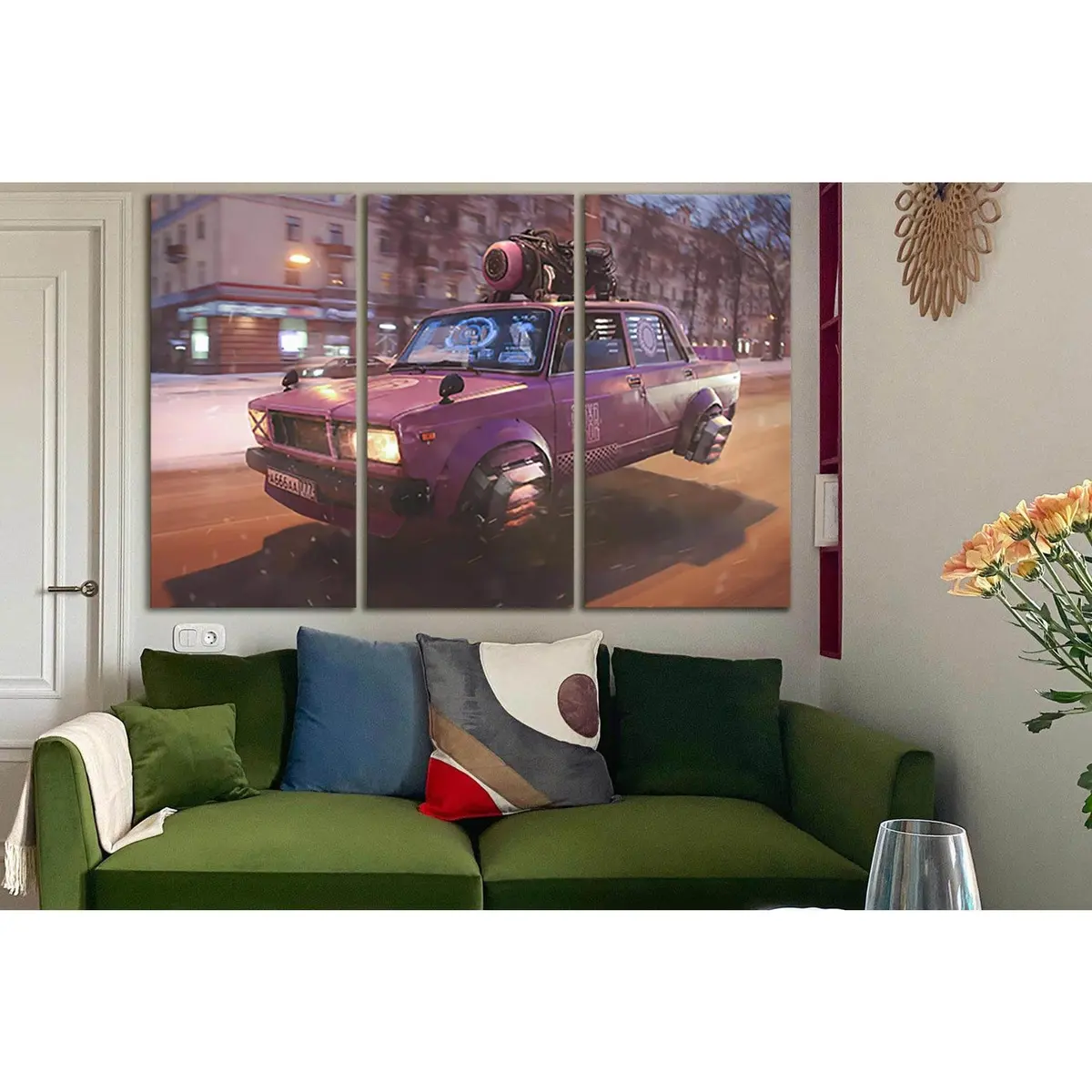 Futuristic Car №Sl1297 Ready To Hang Canvas Print 5