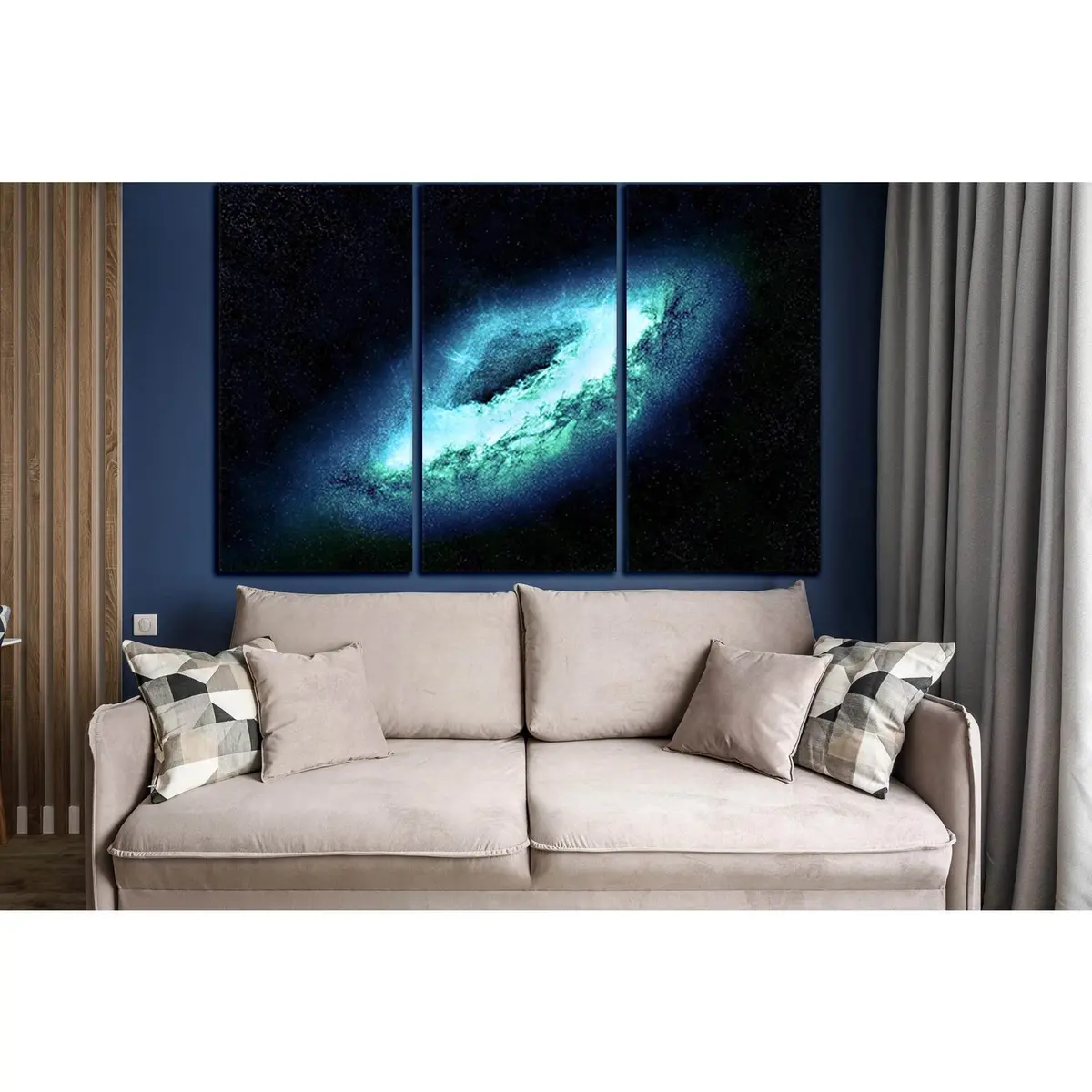 Galaxy In Deep Space №Sl983 Ready To Hang Canvas Print 5