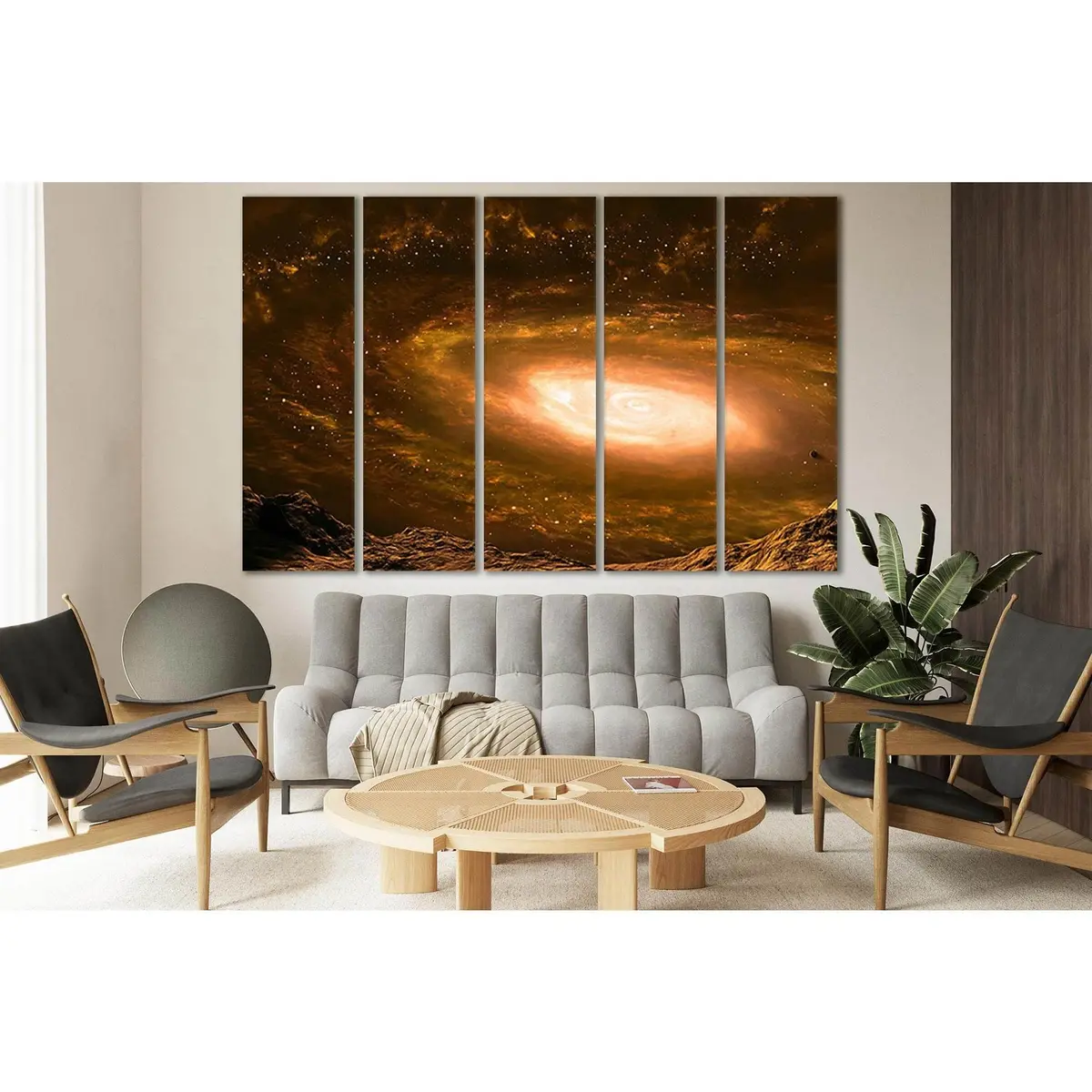 Cosmic Galaxy Wall Art №SL436 – Premium Ready-to-Hang Canvas Print - Image 3