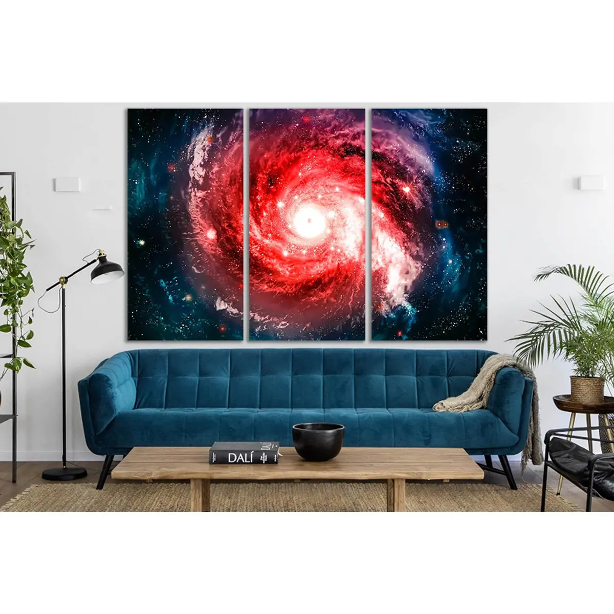 Galaxy In Red Light №Sl987 Ready To Hang Canvas Print 5