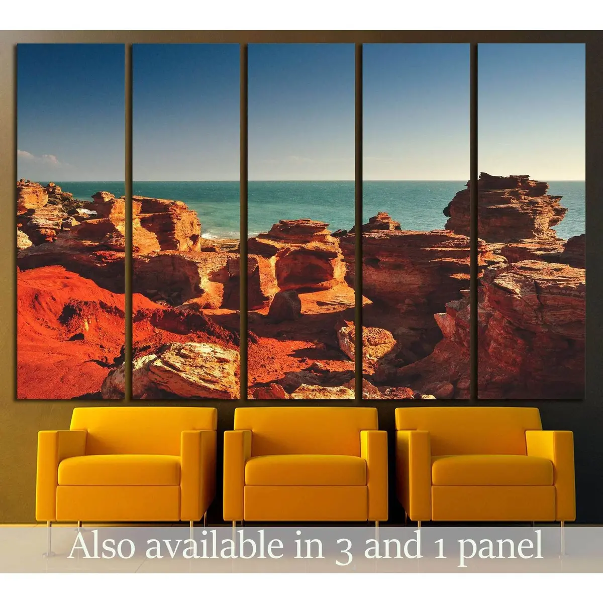Gantheaume Point, Broome Canvas Wall Art – Ready-to-Hang Print #3149