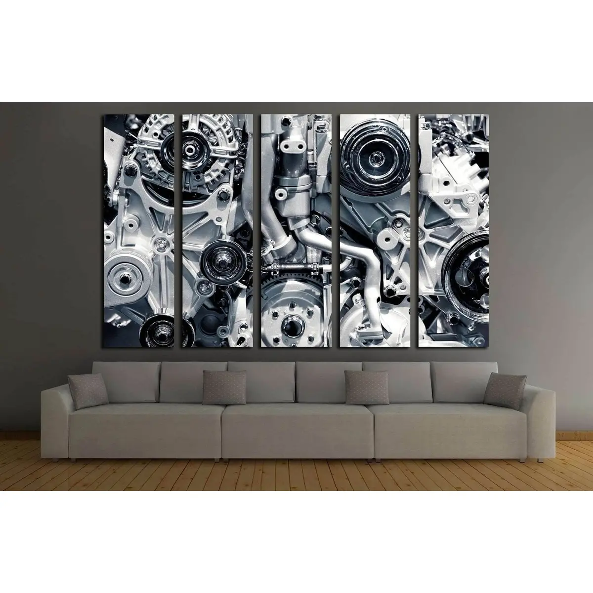 Vintage Gas Engine No. 139 Canvas Wall Art Print - Image 3