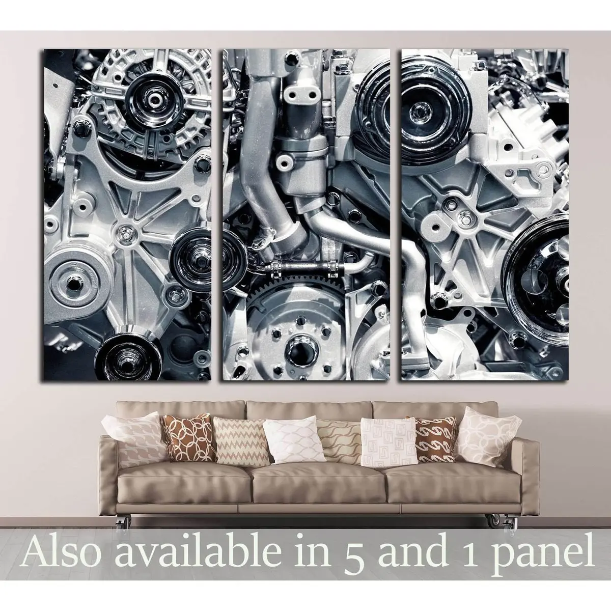 Gas Engine №139 Ready To Hang Canvas Print 5