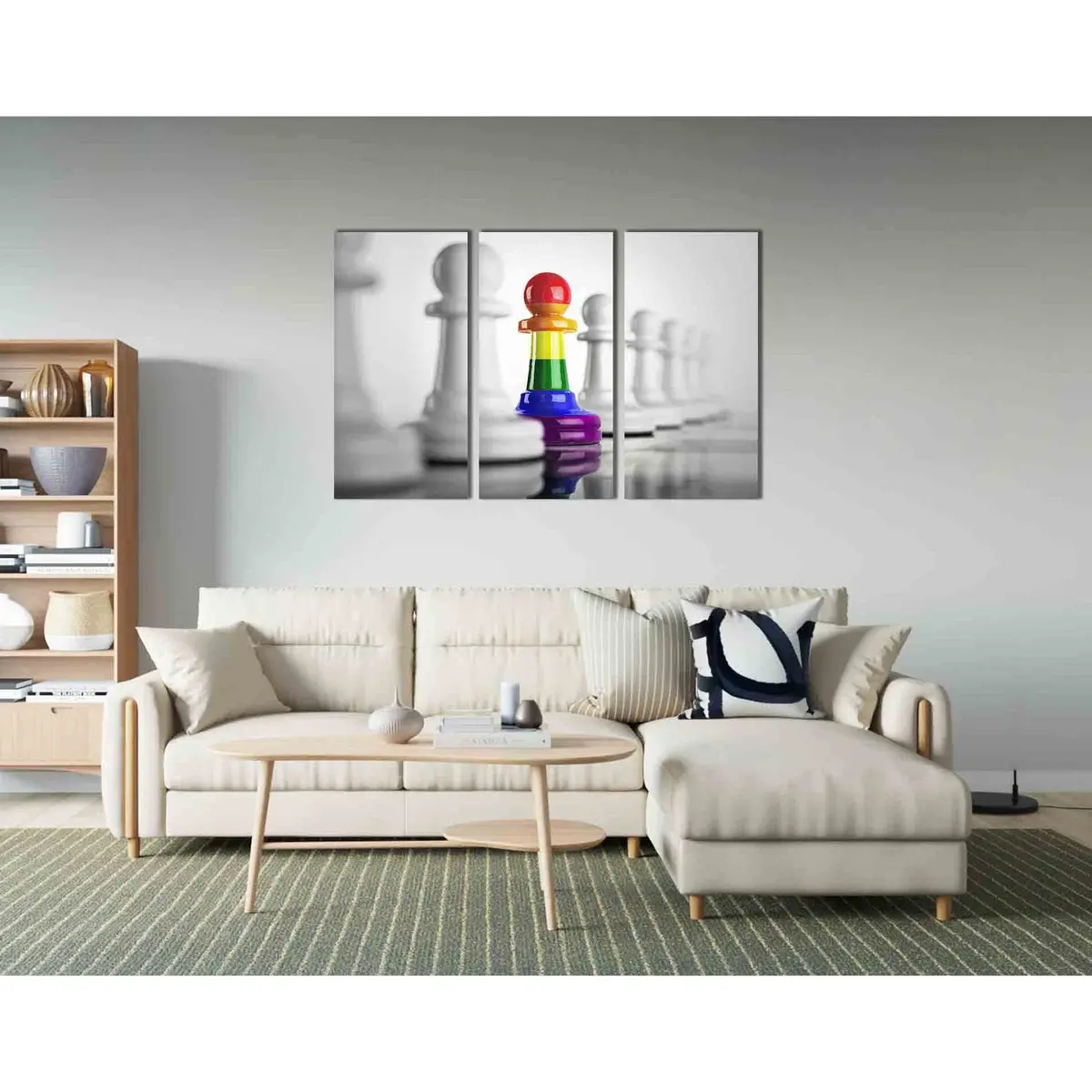 Gay Pride #2117 Premium Canvas Wall Art Print - Image 2