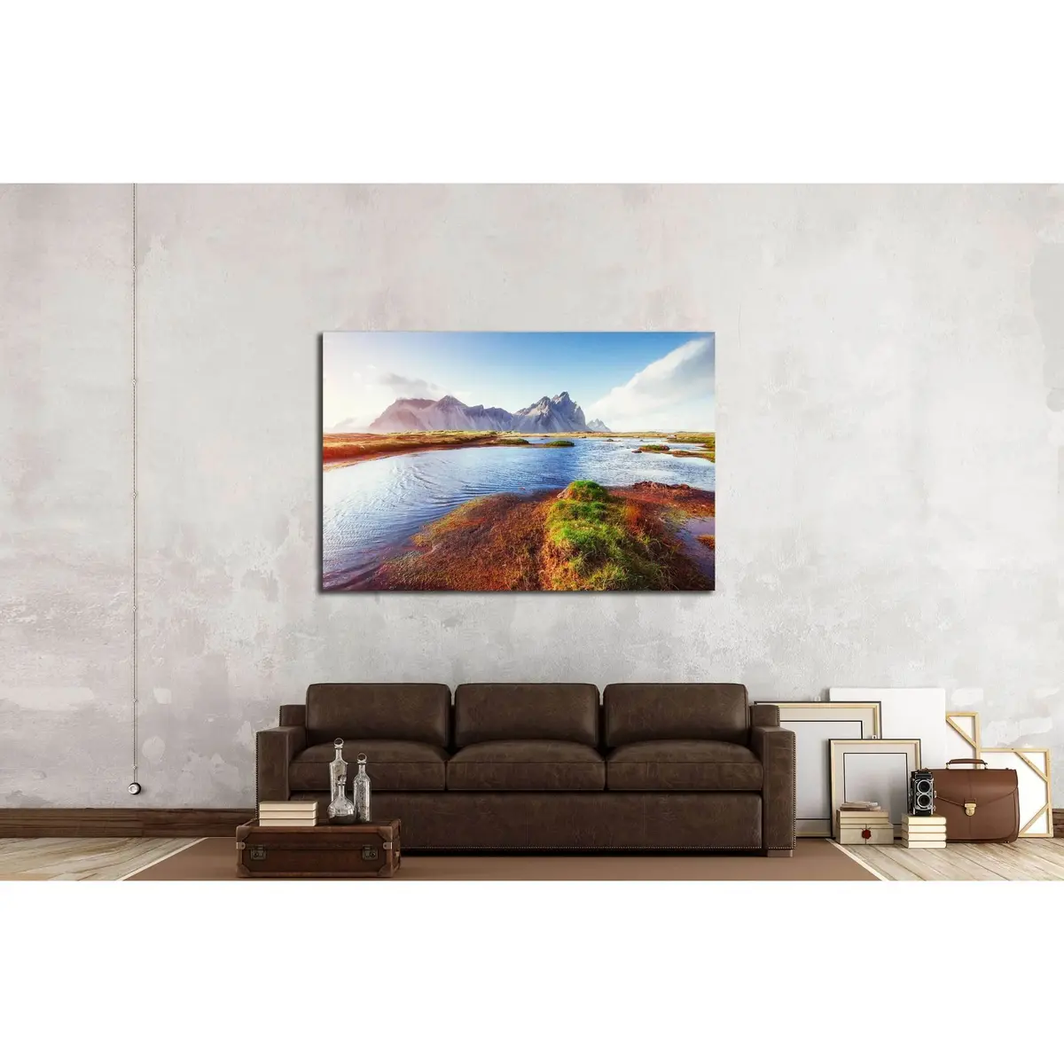 Gentle Slopes Snowy Mountains And Glaciers №3167 Ready To Hang Canvas Print 3