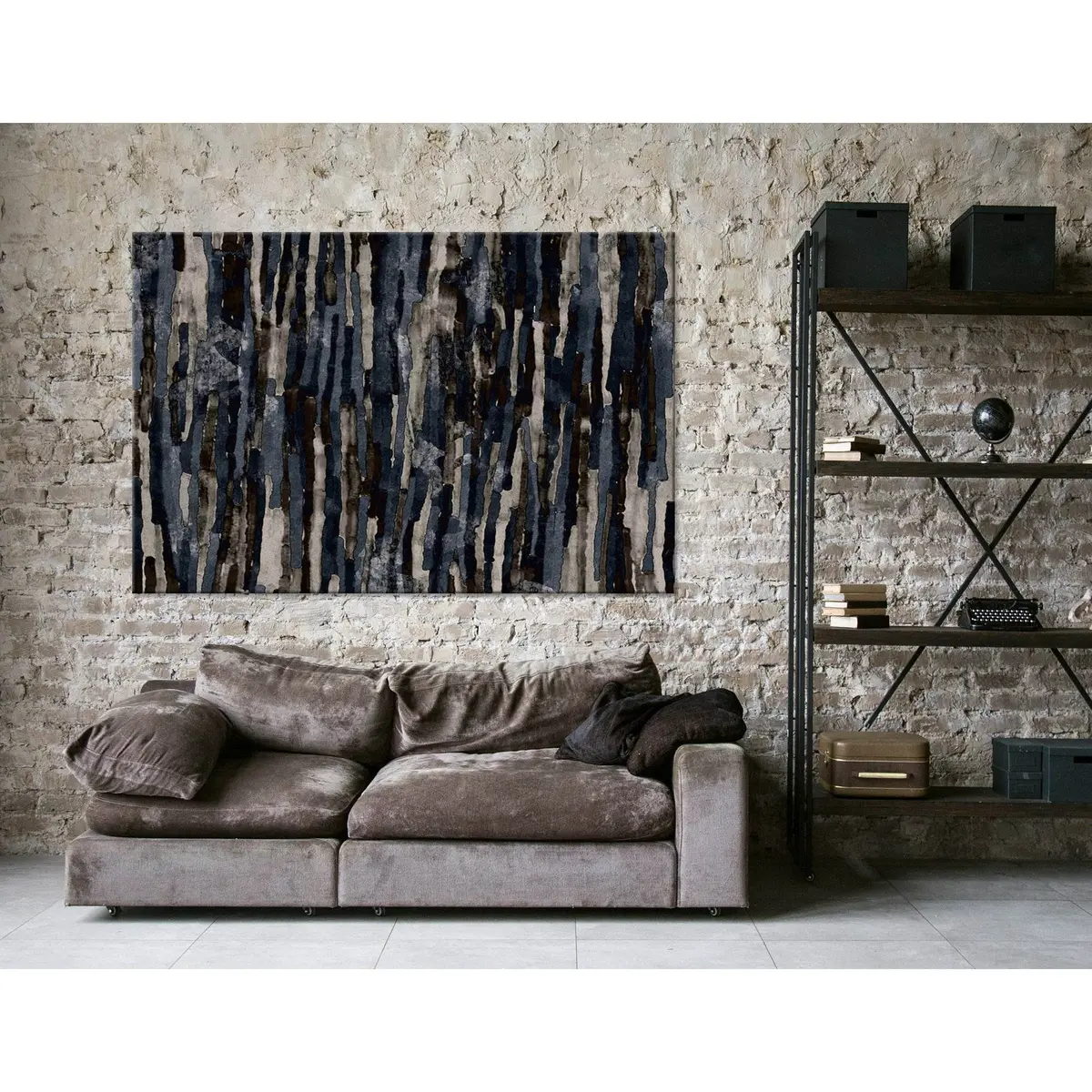Geometry Abstract №04320 Ready To Hang Canvas Print 1