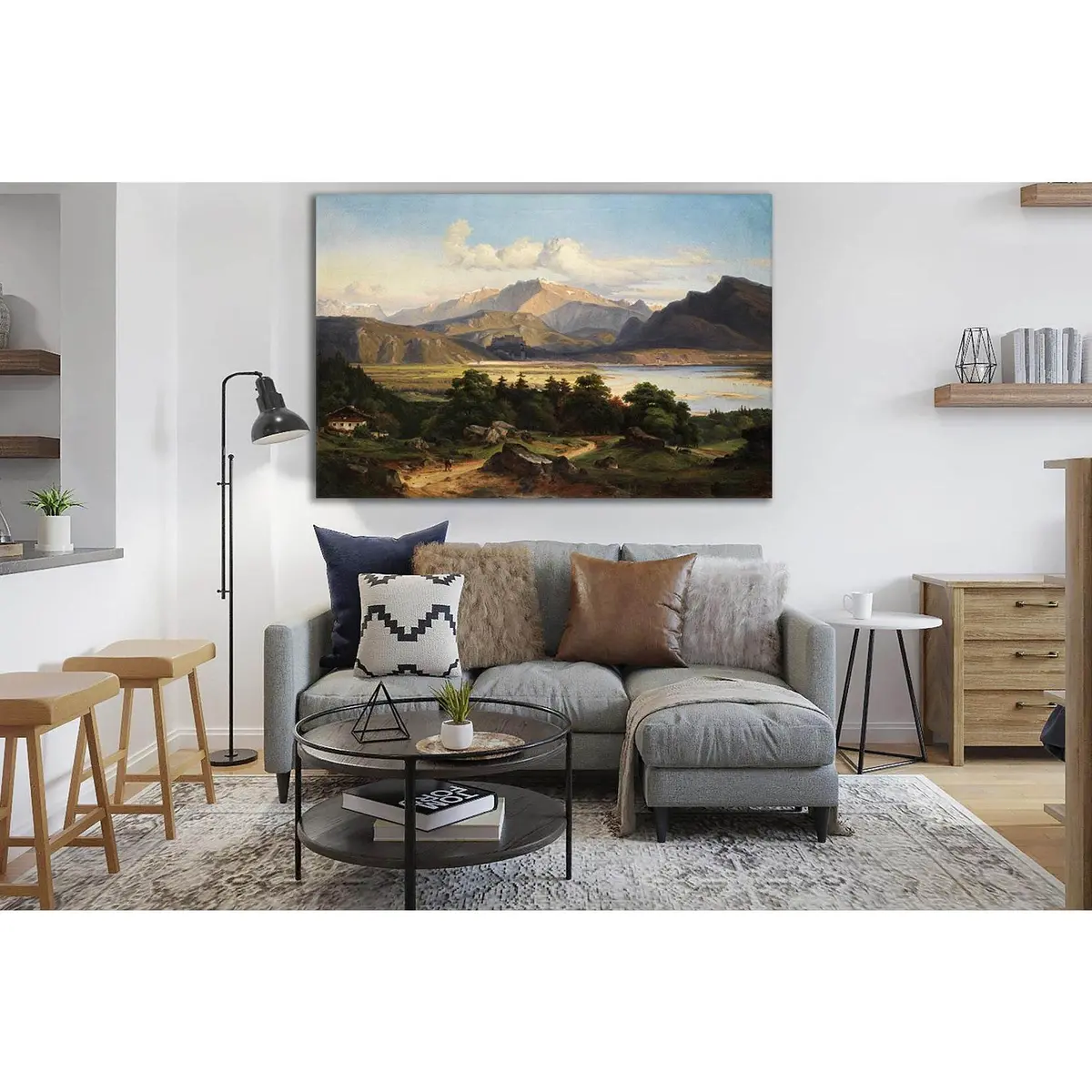 George Crola Landscape Oil Painting №Sl563 Ready To Hang Canvas Print 2