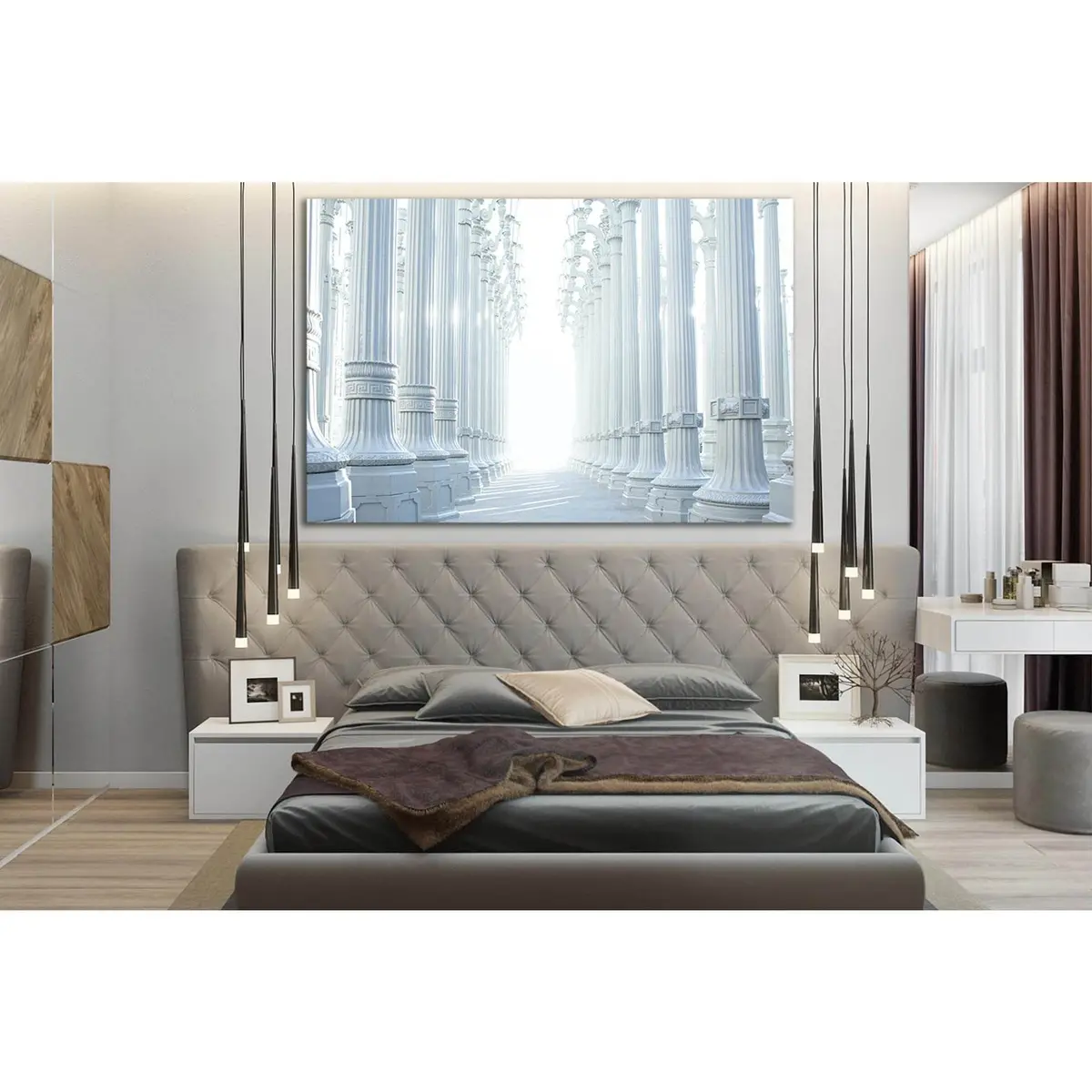 Giant White Columns №Sl1396 Ready To Hang Canvas Print 1