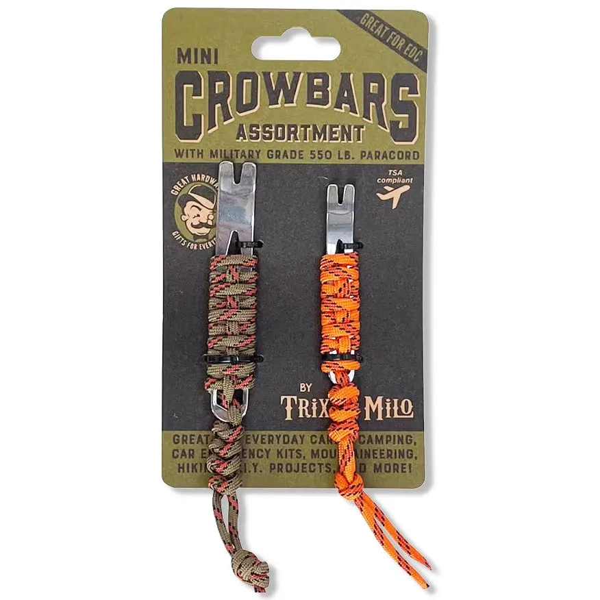 Trixie & Milo Stainless Steel Pry Bars & Paracord Set - 2 Pc. 1