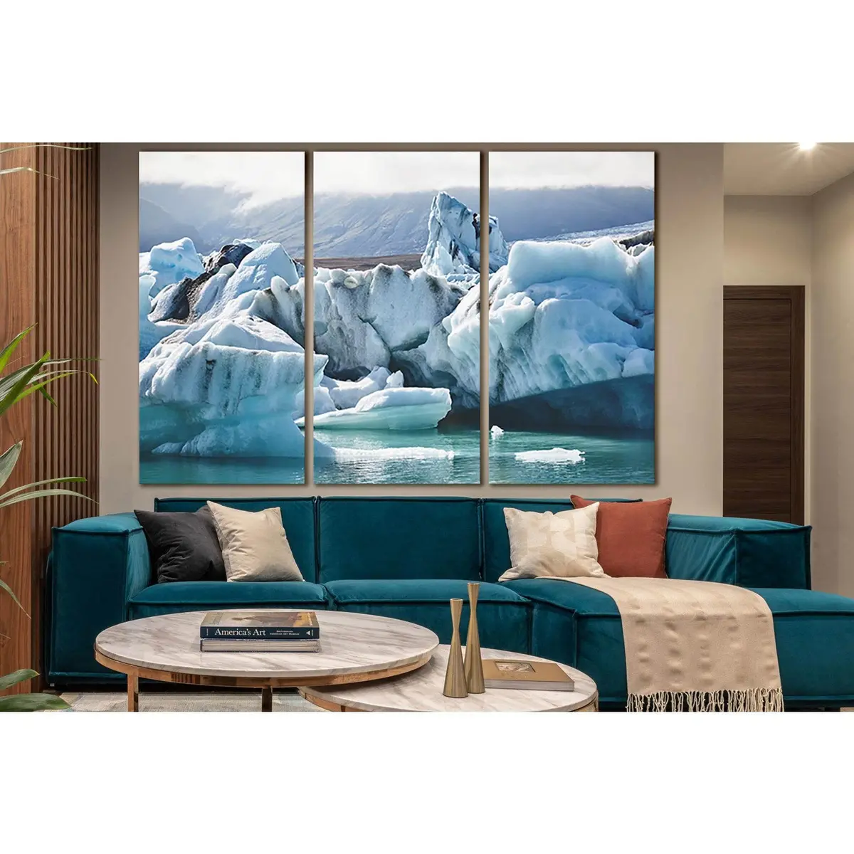 Glacial Lagoon №Sl1300 Ready To Hang Canvas Print 5
