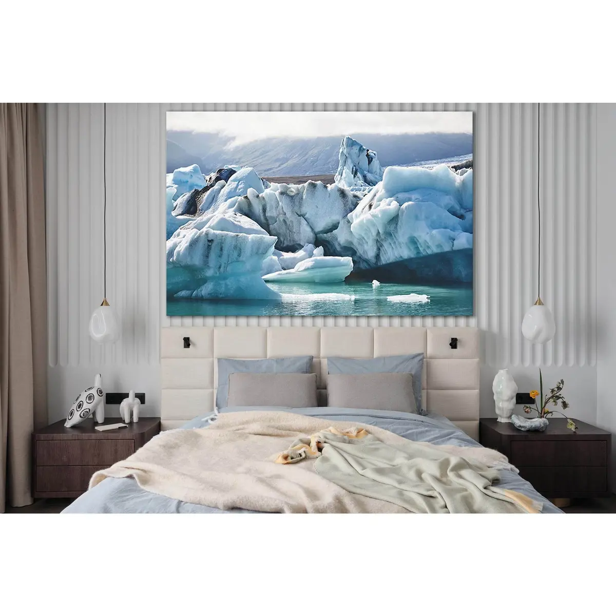 Glacial Lagoon №Sl1300 Ready To Hang Canvas Print 1