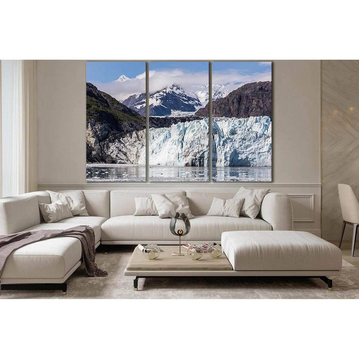 Glacier And Mount Fairweather Range Mountains №Sl1356 Ready To Hang Canvas Print 5
