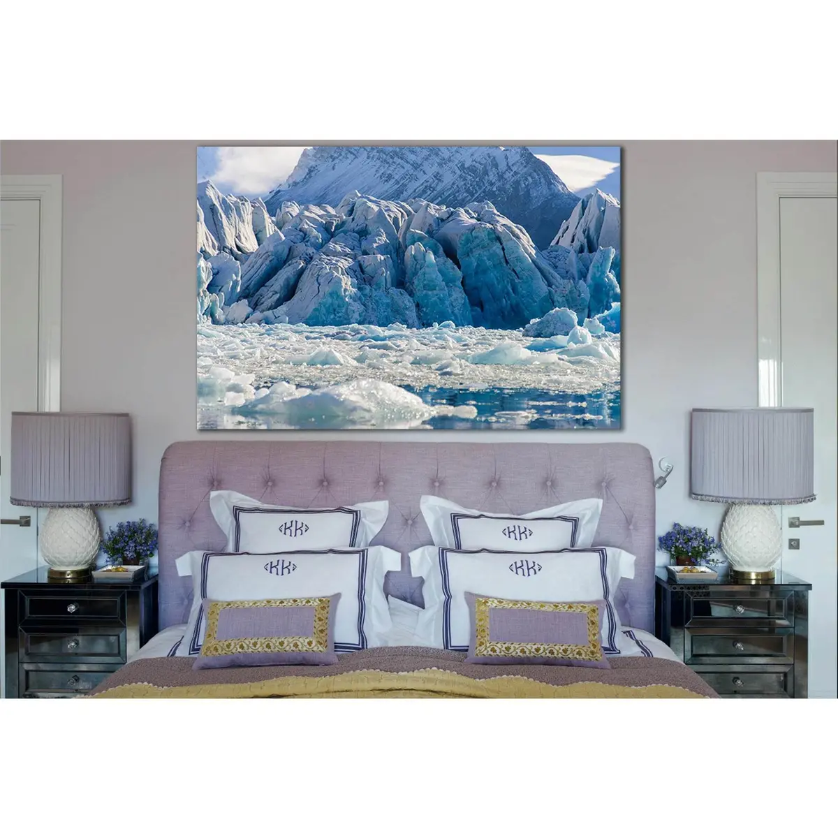 Glacier In Svalbard At Summer №Sl1335 Ready To Hang Canvas Print 2