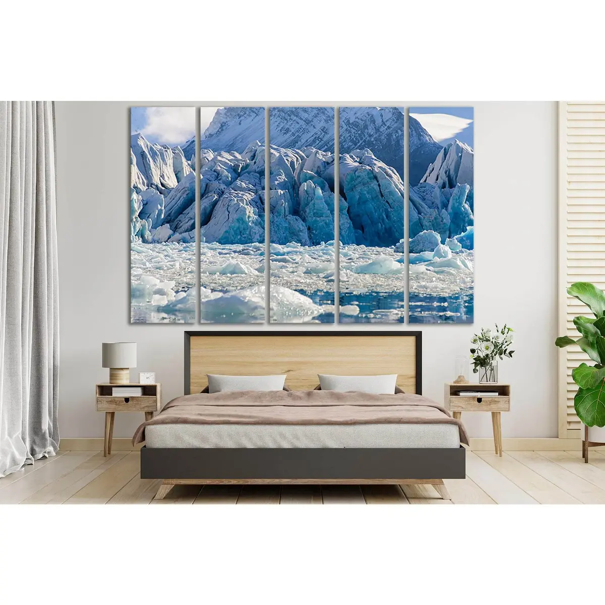 Svalbard Glacier Summer Canvas Wall Art – Premium Ready-to-Hang Print SL1335 - Image 3