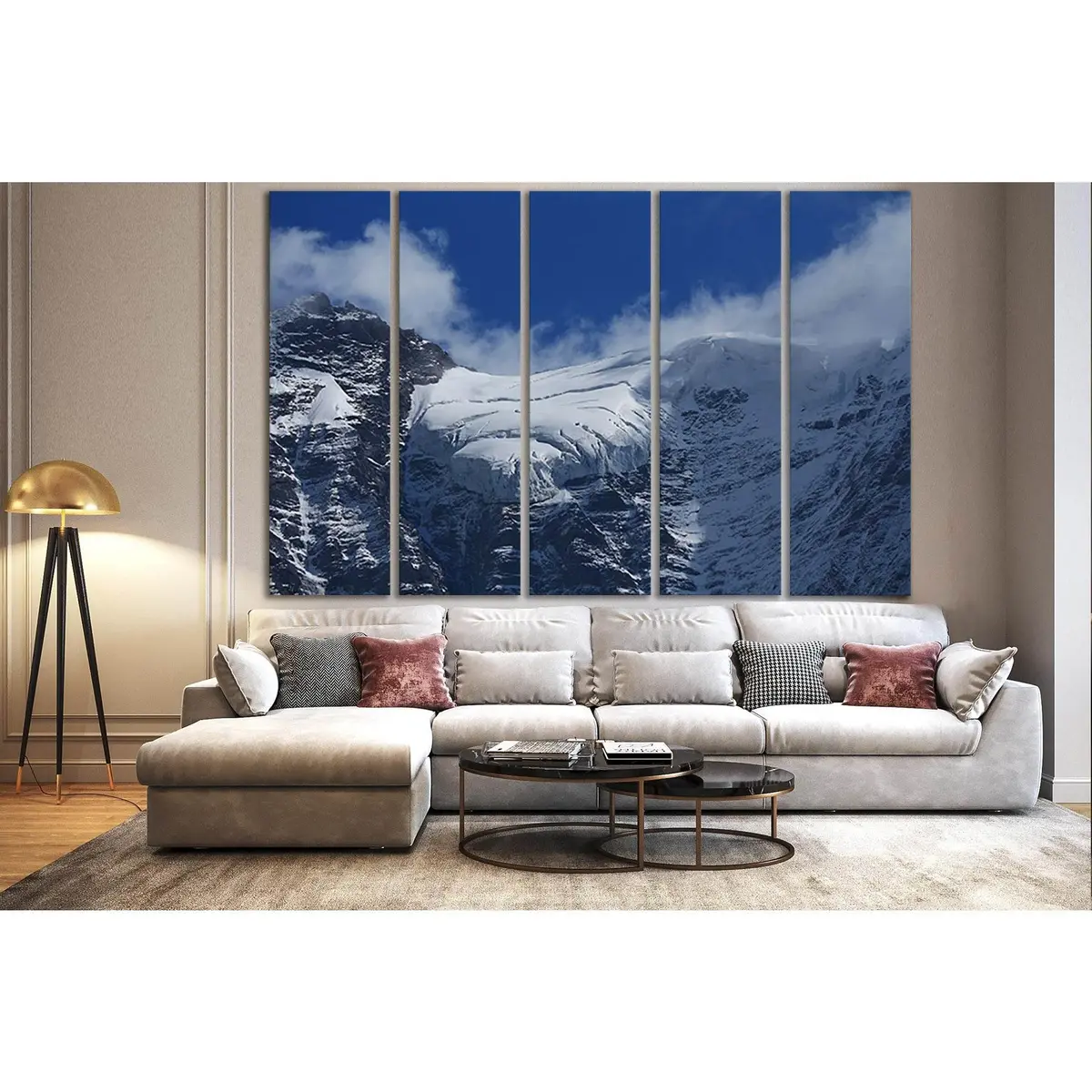Jungfraujoch Glacier Canvas Art Print №SL1354 – Premium Ready-to-Hang Wall Decor - Image 3