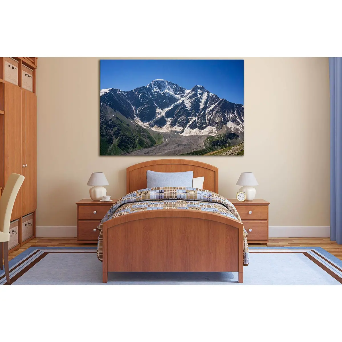 Glacier Seven On Mount Donguzorun №Sl1341 Ready To Hang Canvas Print 2