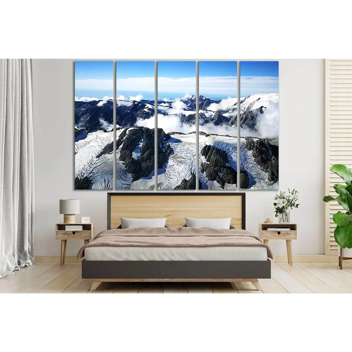 New Zealand Glacier Landscape Canvas Art – SL1304, Premium Ready-to-Hang Wall Decor - Image 3