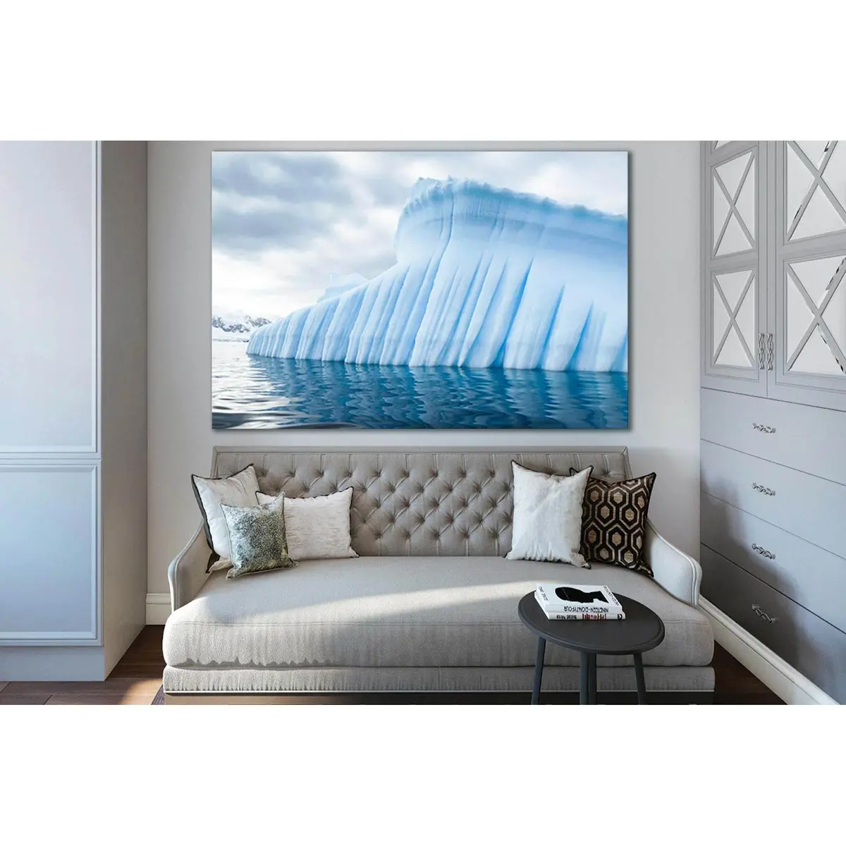 Glaciers And The Icebergs №Sl1327 Ready To Hang Canvas Print 1