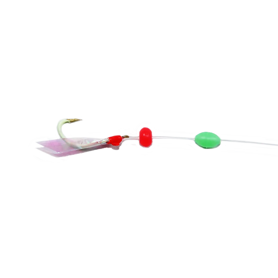Ahi Usa Glow Hook Rainbow Skin Sabiki 1