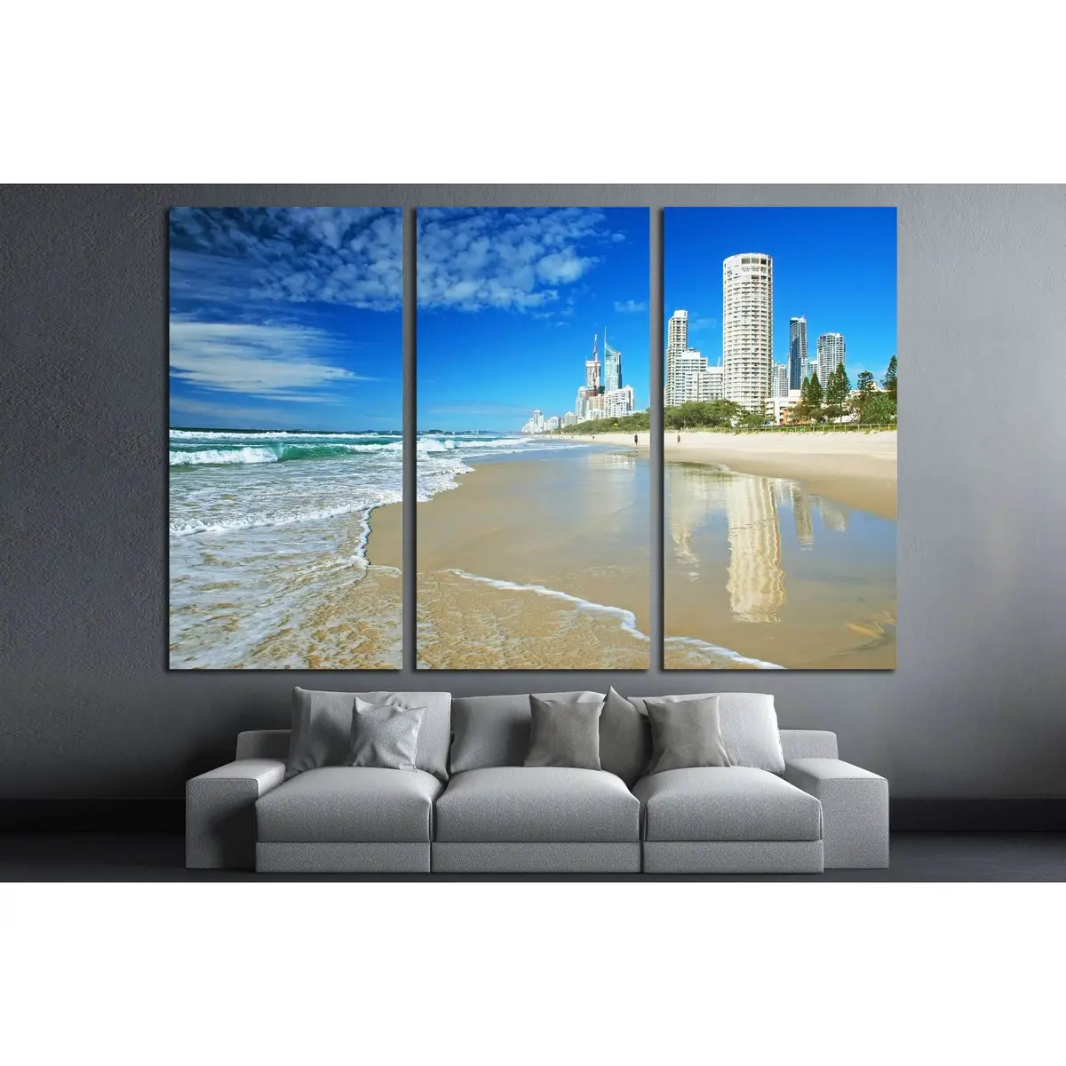 Goldcoast, Queensland, Australia №2231 Ready To Hang Canvas Print 5
