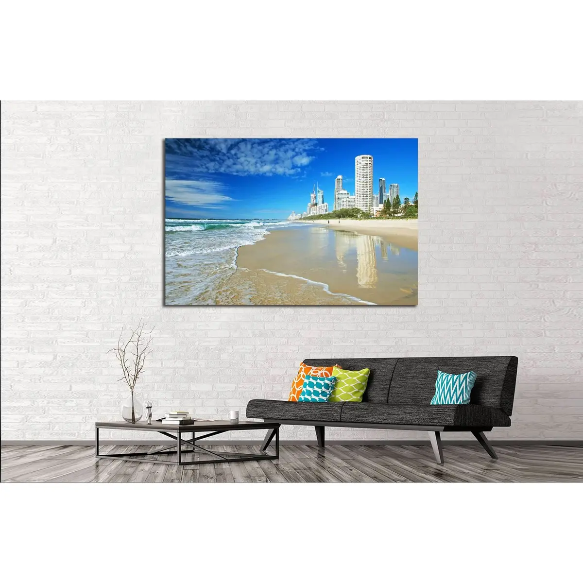 Goldcoast, Queensland, Australia №2231 Ready To Hang Canvas Print 3