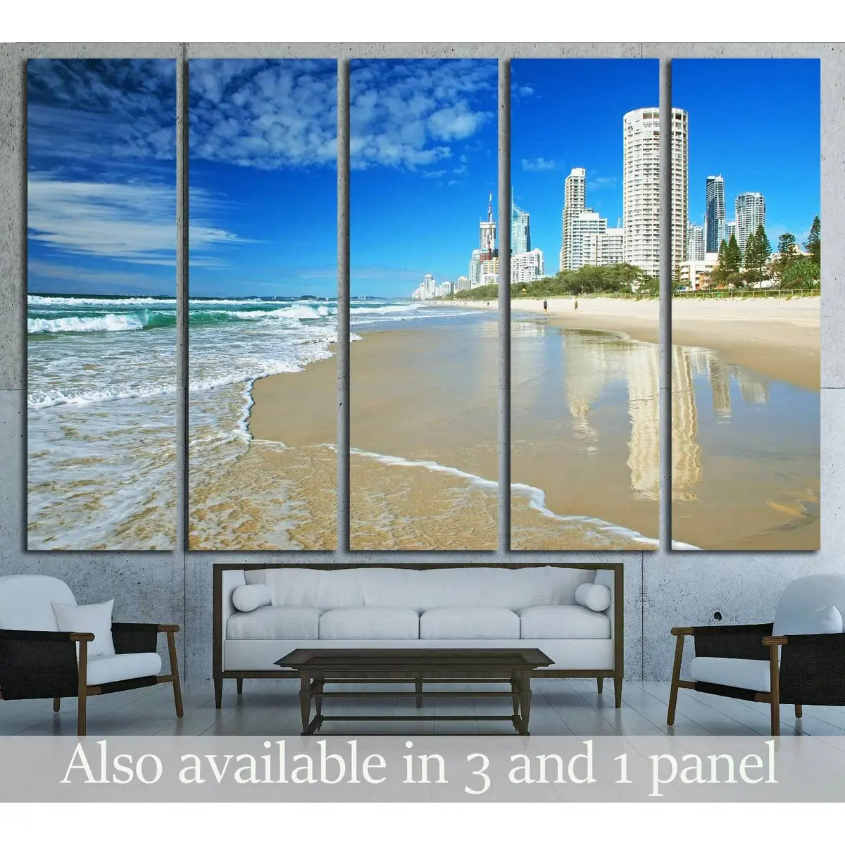 Gold Coast Queensland Australia Canvas Wall Art Print №2231 – Ready to Hang