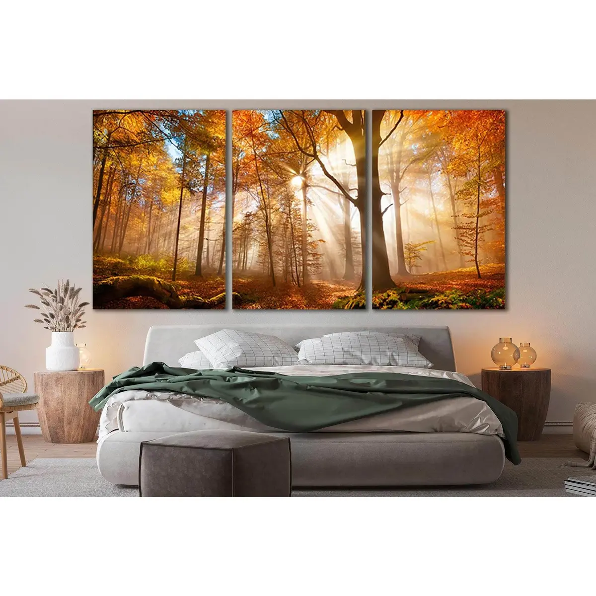 Golden Forest In Autumn №Sl618 Ready To Hang Canvas Print 5