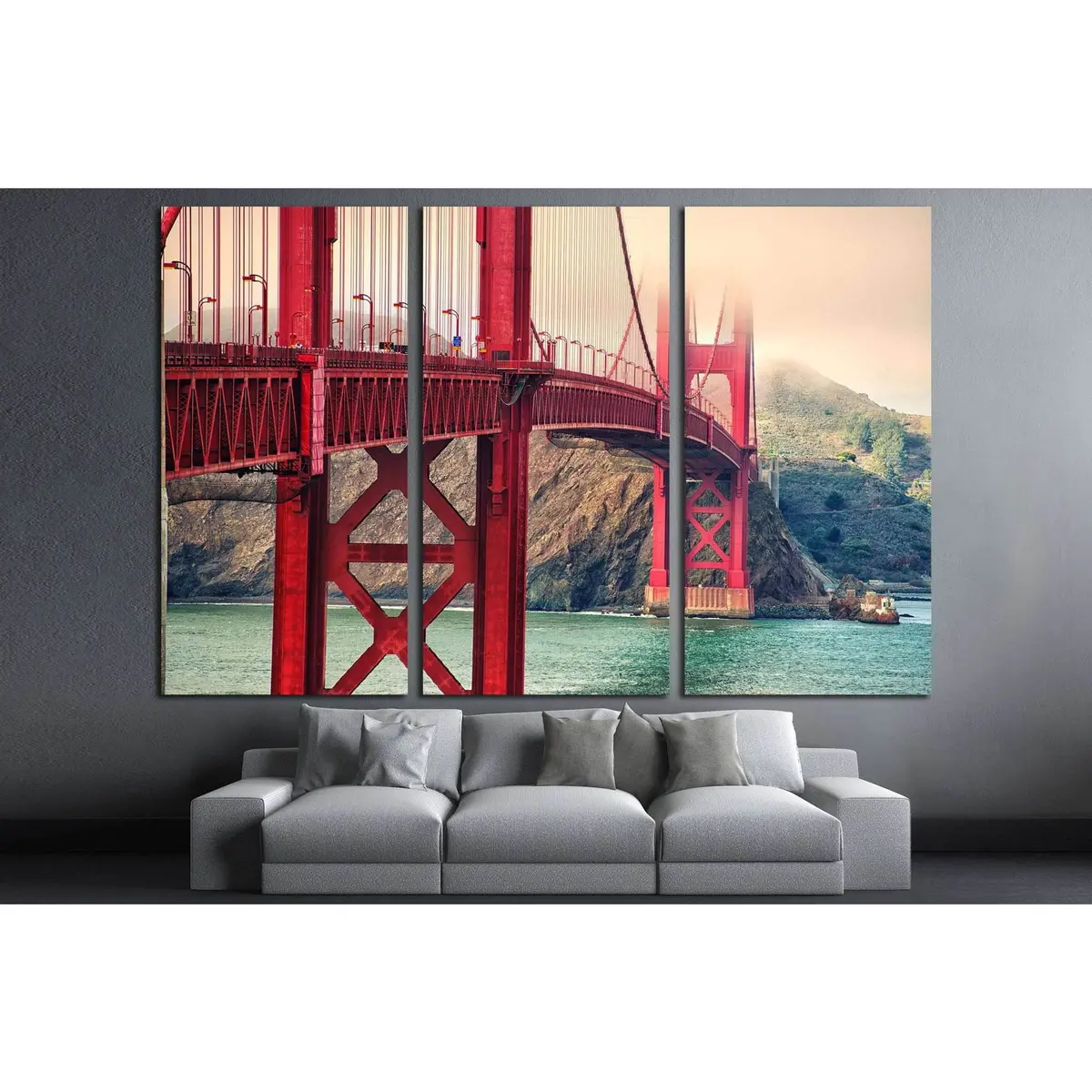 Golden Gate №1936 Ready To Hang Canvas Print 5