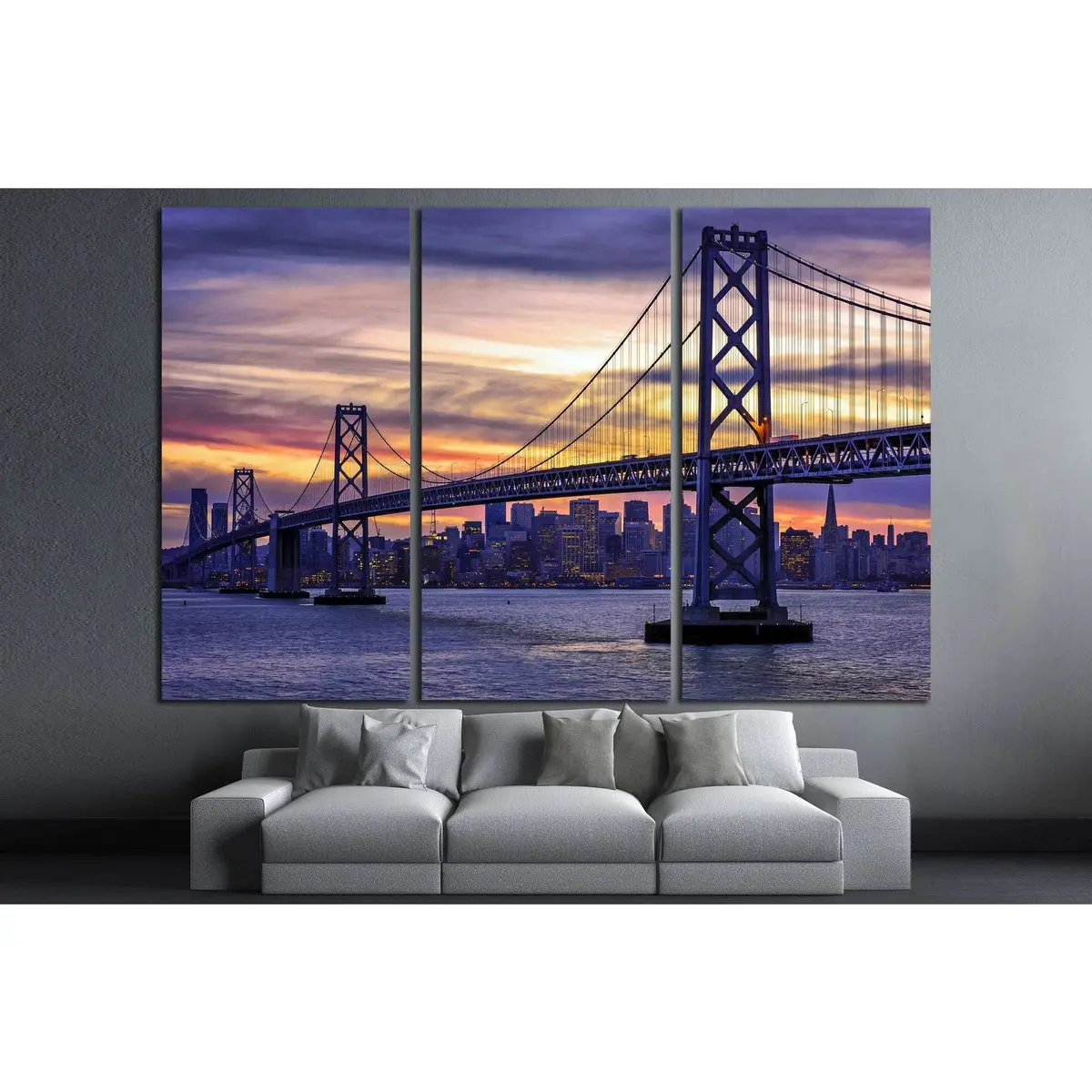 Golden Gate Bridge №1110 Ready To Hang Canvas Print 5