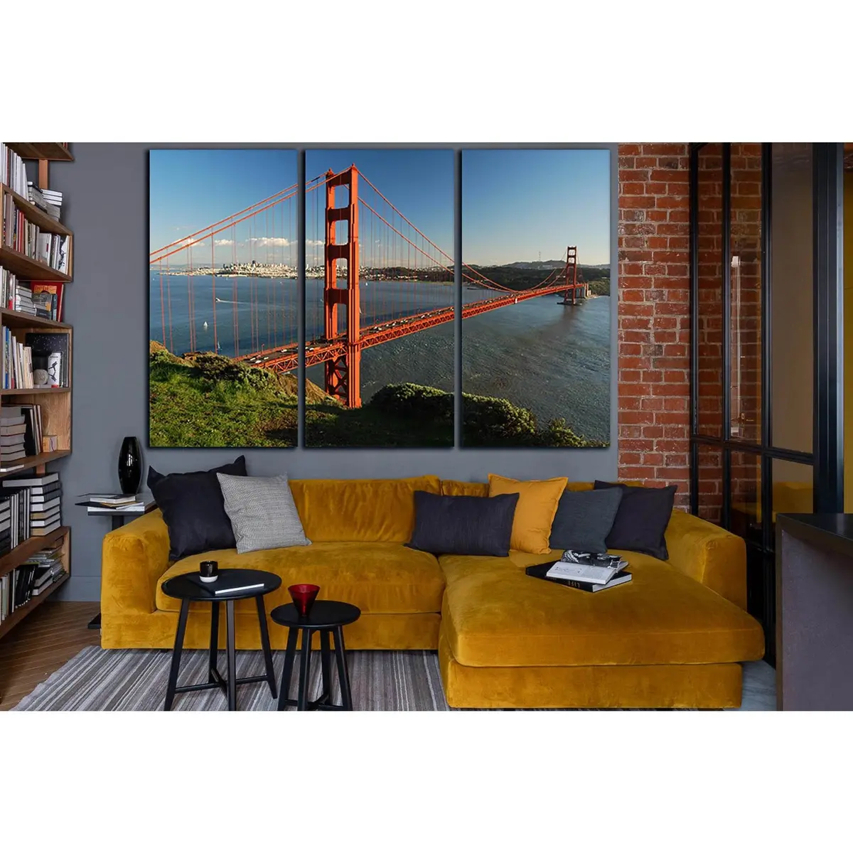 Golden Gate Bridge San Francisco №Sl1091 Ready To Hang Canvas Print 5