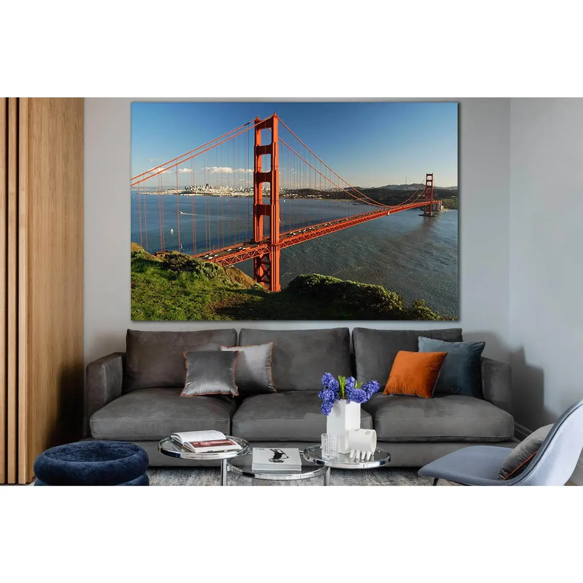 Golden Gate Bridge San Francisco №Sl1091 Ready To Hang Canvas Print 2