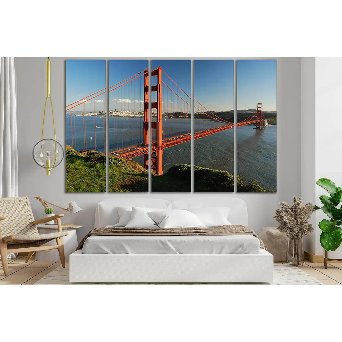 Golden Gate Bridge Canvas Wall Art – Ready-to-Hang Print of San Francisco Landmark - Image 3