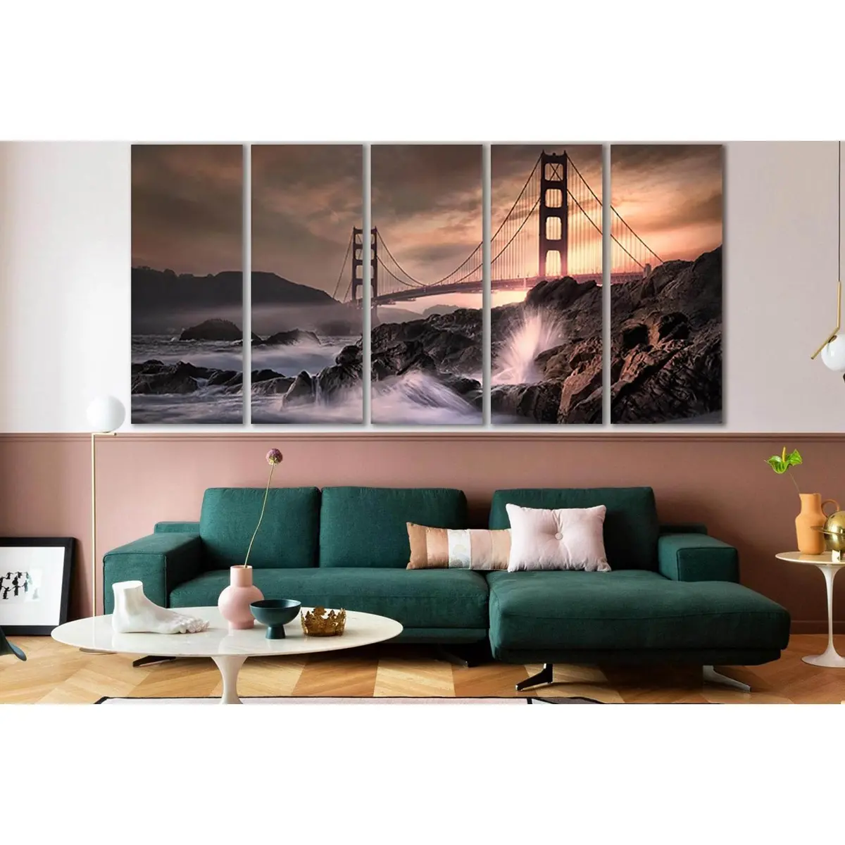 Golden Gate Bridge SL1132 Premium Canvas Wall Art – Ready to Hang - Image 3