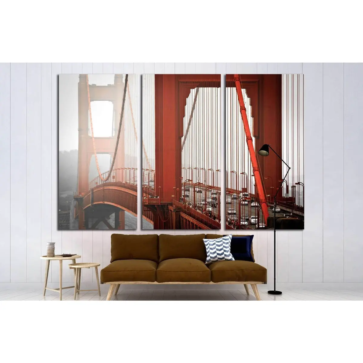 Golden Gate Bridge Wall Art, San Francisco Canvas Print, Ready To Hang №1944 5