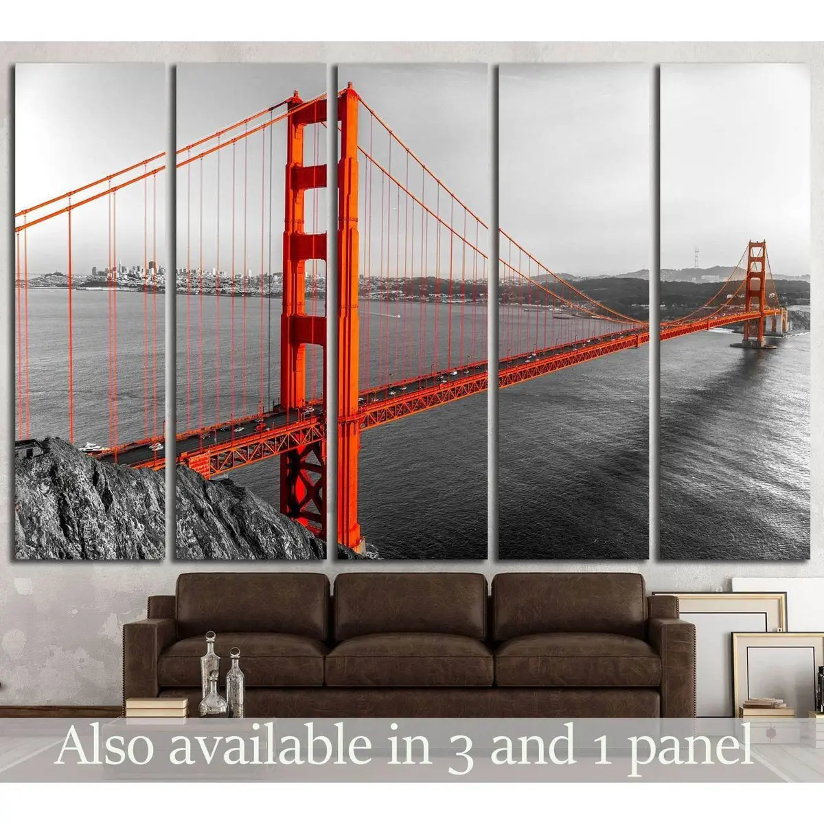 Golden Gate Bridge Canvas Wall Art – Ready-to-Hang Print