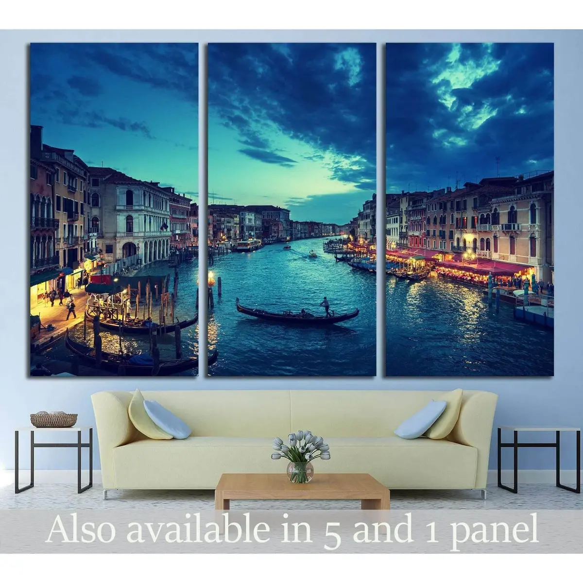 Grand Canal, Venice, Italy №798 Ready To Hang Canvas Print 5
