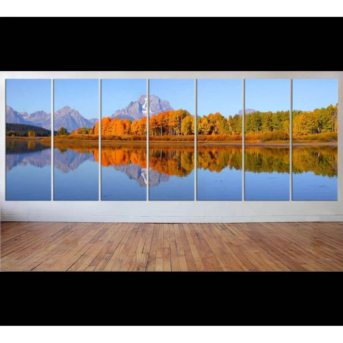 Grand Tetons National Park Oxbow Bend №40 Ready To Hang Canvas Print 1