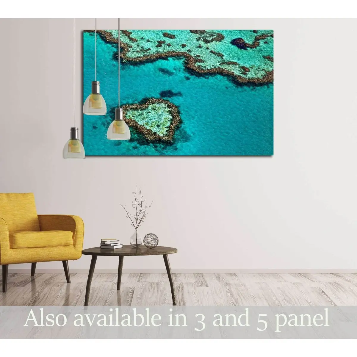 Great Barrier Reef Australia №2850 Ready To Hang Canvas Print 1